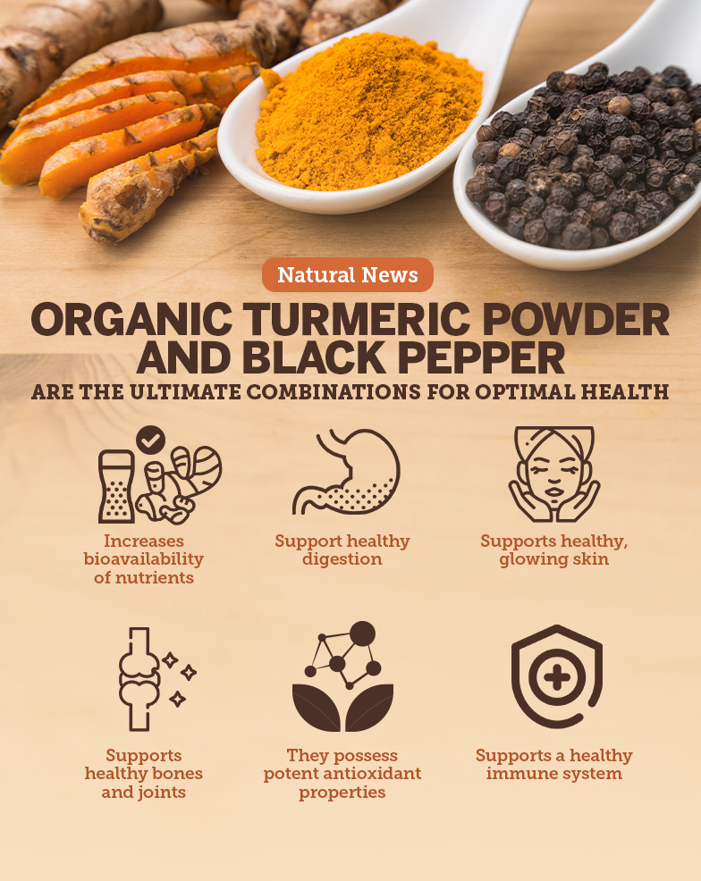 Organic Turmeric Powder With Black Pepper Is The Ultimate Combination